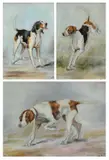 A foxhound standing in a landscape by David Repton, oil on canvas, sold Oct 2024