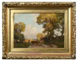 The end of the day Signed Owen Bowen by Owen Bowen, Oil on canvas, sold Oct 2024