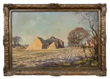A Quiet March Morning Signed TOM W by Thomas W. Armes, Oil on canvas, sold Oct 2024