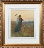 Returning Home Signed J J Alsop RBA by John J. Alsop, Watercolour, sold Oct 2024