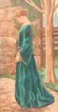 The Letter by John Riley Wilmer, watercolor, sold Jun 2024