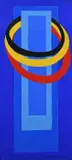 Blue Sun Up Signed and dated Frost Dec 77 by Terry Frost, Collage, acrylic and gouache, offered Jun 2024