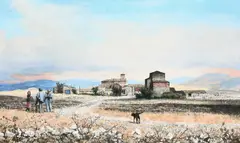 The Black Dog by Christopher Hall, Oil on board, sold Jun 2024