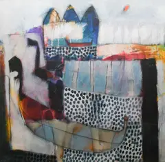 Venice 5 Signed by Relton Marine, Acrylic on canvas, sold Jun 2024