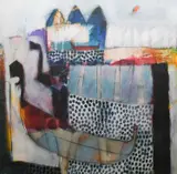 Venice 5 Signed by Relton Marine, Acrylic on canvas, sold Jun 2024