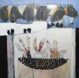 Venice VI Signed by Relton Marine, Acrylic on canvas, sold Jun 2024