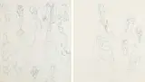 Ten costume studies for the play Quadrille by Noel Coward Three by Cecil Beaton, ink, sold Jun 2024