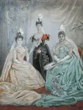Portrait of Jessie Suarez by Cecil Beaton, Pen and ink, watercolour and bodycolour, sold Jun 2024
