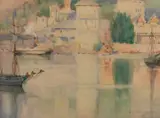 Kingswear from Dartmouth Signed George Sheringham by George Sheringham, Watercolour, offered Jun 2024