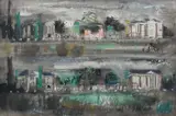 Stoke Park by John Piper Ch, Pen and ink, watercolour and bodycolour, sold Jun 2024