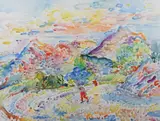 Provence Signed and inscribed FRED YATES/PROVENCE by Fred Yates, Watercolour, sold Jun 2024