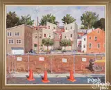 panel West Chester by John Suplee, 2005, acrylic on linen, sold Oct 2025