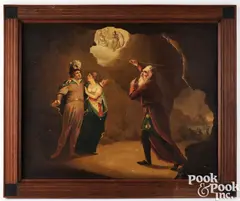 from William Shakespeare's The Tempest by Joseph Wright of Derby, oil on panel, offered Oct 2025