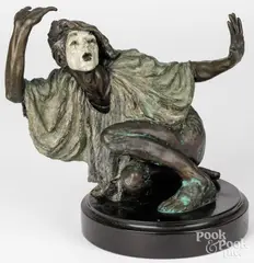 mime by Richard MacDonald, bronze, offered Aug 2025