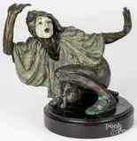 mime by Richard MacDonald, bronze, offered Aug 2025