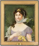 portrait of Queen Louise of Prussia by Gustav Richter, oil on canvas, sold Aug 2025