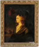 Portrait of Sarah Siddons by Thomas Gainsborough, oil on canvas, sold Aug 2025