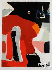 Eastern by James Brooks, 1982, color lithograph, sold Jul 2025