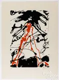 in colors Striding Figure from Conspiracy: The Artist as Witness Portfolio by Claes Oldenburg, 1962, serigraph, sold Jul 2025