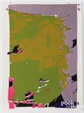 untitled plate from the portfolio Conspiracy: Artist as Witness by Larry Poons, 1971, color serigraph, sold Jul 2025