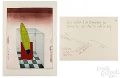Observatory by Robert Morris, 1971, lithograph, sold Jul 2025