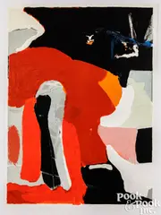 Eastern by James Brooks, 1982, color lithograph, sold Jul 2025