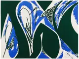 FREE SPACE by Lee Krasner, 1975, color screenprint, sold Jul 2025