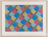 and paper collage Another Hermione by Harry Koursaros, 1979, gouache, sold Jul 2025
