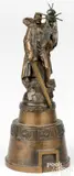 with plastic fly by Leonid Sokov, 1995, bronze, sold Jul 2025