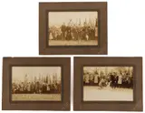 MEMORIAL GROUNDBREAKING PHOTOGRAPHS, LOT OF THREE by Virginia World War I, gelatin silver print on textured mount, sold Sep 2026