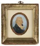 MINIATURE PORTRAIT OF A GENTLEMAN by American & British, watercolor on paper, sold Sep 2026