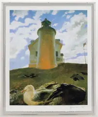 COMET PRINT by Jamie Wyeth, print on rag paper, sold Sep 2026