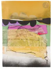 Composition by Bertrand Dorny, Collage, sold Jan 2026
