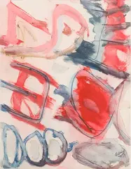 [cubain] Sans titre by Guido Llinás, 1977, Aquarelle sur papier, sold Jan 2026