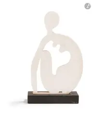 L'Accroupie (découpage) by Robert Couturier, 1969, Marbre blanc, sold Jan 2026