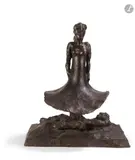 Le Phantasme by Jacques Tenenhaus, 2000, Bronze patine brune, sold Jan 2026