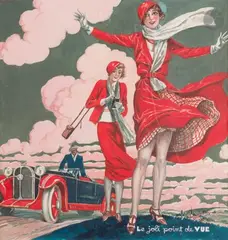 Le joli point de vue by Georges Alfred Pavis, vers 1932, Aquarelle et gouache, sold Jan 2026