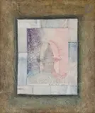 Composition surréaliste by Bernard Berthois Rigal, 1979, Technique mixte et collage, sold Dec 2025