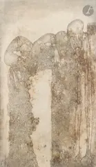 Composition by Fred Deux, 1964, Mine de plomb et aquarelle, sold Dec 2025
