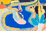 La Baie by Malcolm de Chazal, Gouache sur traits de crayon, sold Dec 2025