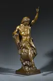 Ad Lumen. Édition Jollet & Cie entre 1906-07 et 1923 by Émile Louis Picault, Bronze à patine brune, sold Mar 2026