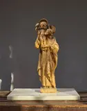 Saint Christophe portant le Christ by Louis Botinelly, Plâtre patiné terre cuite, sold Jan 2026