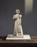 Statuette de jeune femme by Louis Botinelly, Plâtre patiné, sold Jan 2026