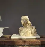 Buste de femme by Louis Botinelly, Plâtre patiné, sold Jan 2026