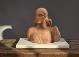 Buste de femme by Louis Botinelly, Terre cuite patinée, sold Jan 2026