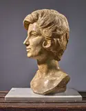 Buste présumé de Madame Botinelly by Louis Botinelly, Plâtre patiné, sold Jan 2026