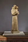 Saint Antoine de Padoue et l'Enfant Jésus by Louis Botinelly, 1955, Plâtre, sold Jan 2026