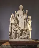 Notre-Dame-des-Enfants by Louis Botinelly, vers 1947, Plâtre, sold Jan 2026