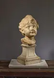 Buste de fillette by Louis Botinelly, Marbre, sur socle (Accidents, à refixer sur son socle, sold Jan 2026