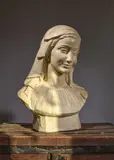 Notre-Dame de Lourdes by Louis Botinelly, vers 1948, Plâtre, sold Jan 2026